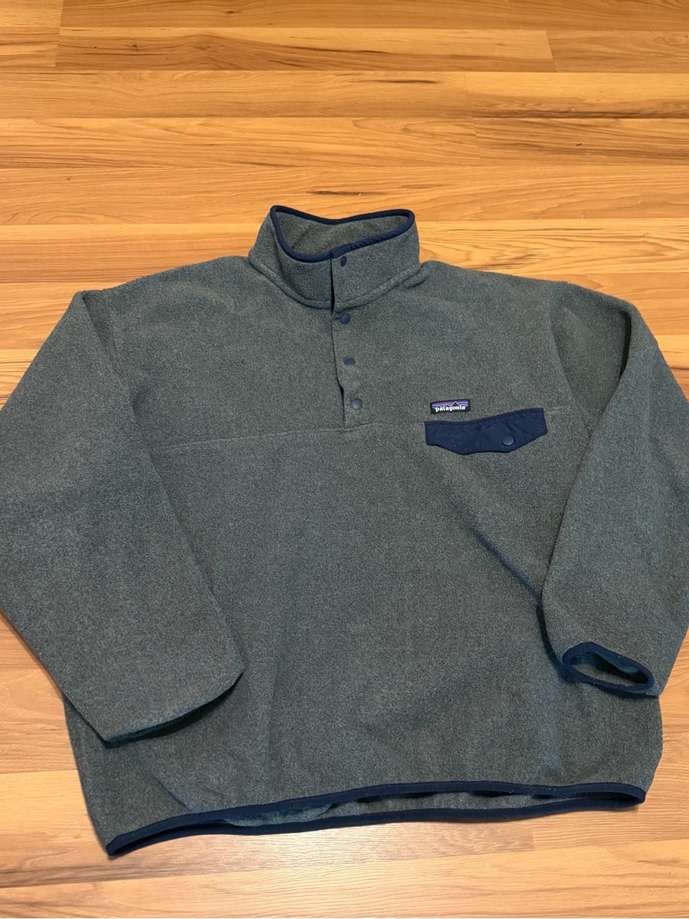 Vintage Patagonia Synchilla Fleece Snap-Up Jacket - Sz XL